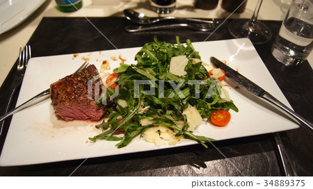 FRANKFURT, GERMANY - SEPTEMBER, 2014: Grilled FRANKFURT, GERMANY - SEPTEMBER, 2014: Grilled 34889375