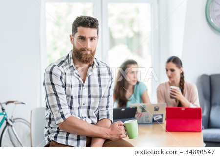 Portrait of a successful independent contractor 34890547