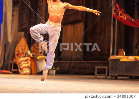 entertainment, ballet, culture concept. strong entertainment, ballet, culture concept. strong 34891307