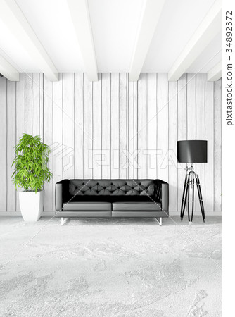 Loft bedroom in modern style interior design with Loft bedroom in modern style interior design with 34892372