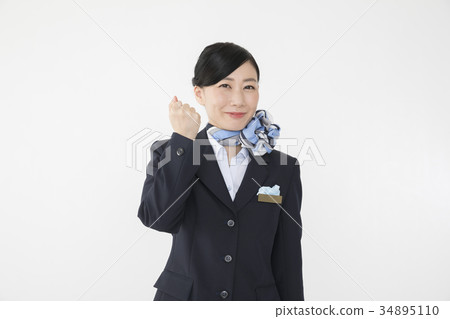 CA Cabin Attendant Poses Guts 34895110