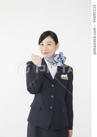 CA Cabin Attendant Poses Guts CA Cabin Attendant Poses Guts 34895115
