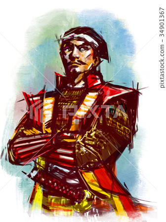 Sengoku warlords rough touch Toyotomi Hideyoshi cap hat figure 01 34901367