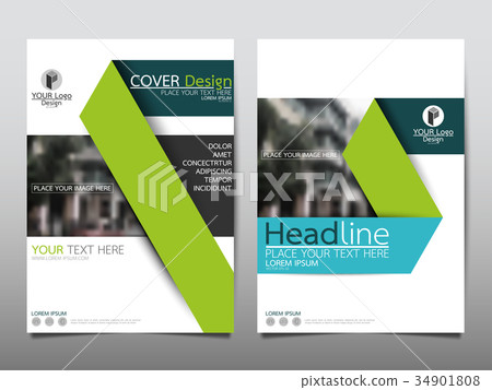 Template flyer cover business brochure layout. 34901808