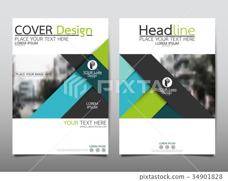 Template flyer cover business brochure layout. 34901828