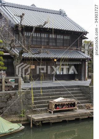 The riverbed of the riverbed town of water town Sahara / Chiba 34903727