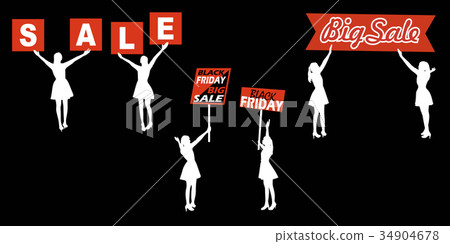 silhouette of woman silhouette of woman 34904678