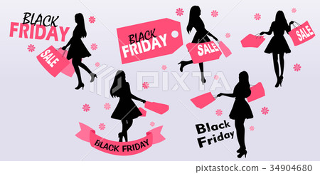 silhouette of woman silhouette of woman 34904680