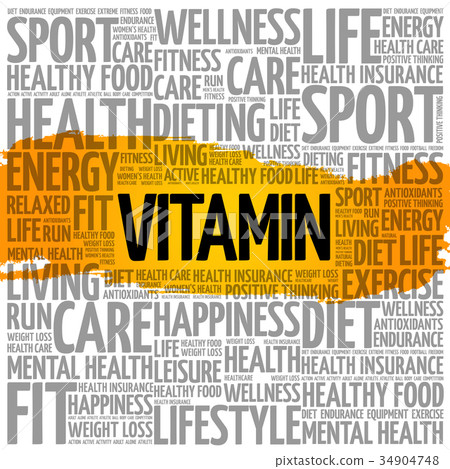 VITAMIN word cloud VITAMIN word cloud 34904748