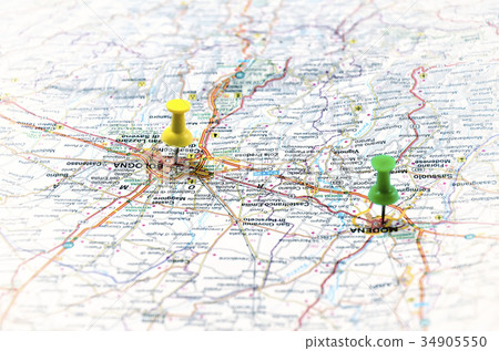 white and green points on the italy map white and green points on the italy map 34905550
