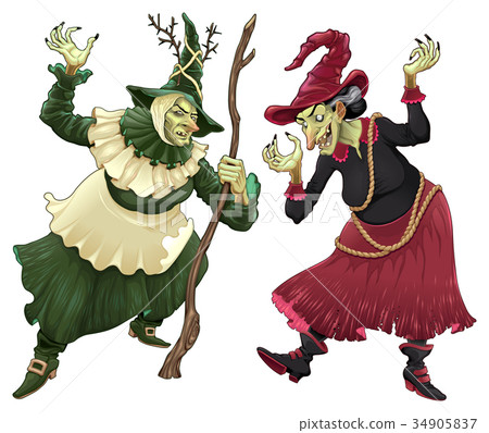 Couple of witches for Halloween 34905837