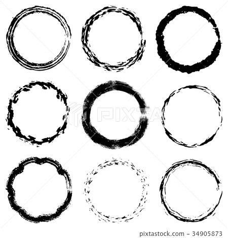 Circular Frame Textures Set 34905873