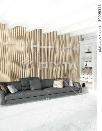 Loft bedroom in modern style interior design with Loft bedroom in modern style interior design with 34906558