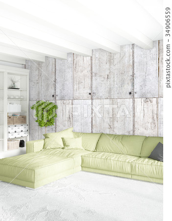 Loft bedroom in modern style interior design with Loft bedroom in modern style interior design with 34906559