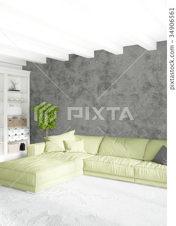 Loft bedroom in modern style interior design with Loft bedroom in modern style interior design with 34906561