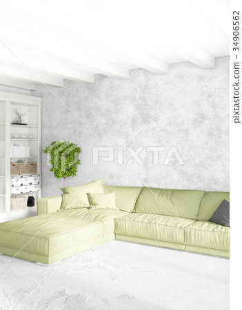 Loft bedroom in modern style interior design with Loft bedroom in modern style interior design with 34906562