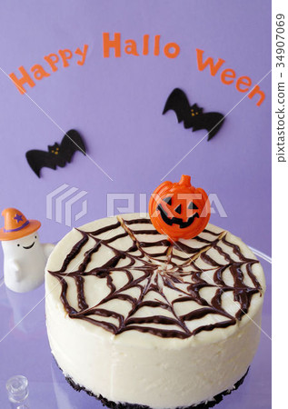 Halloween spider web rare cheese cake 34907069