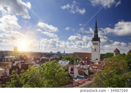 St. Nicholas' Church (Niguliste) . Tallinn.Estonia St. Nicholas' Church (Niguliste) . Tallinn.Estonia 34907260