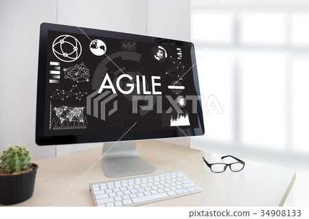 AGILE Agility Nimble Quick Fast Concept AGILE Agility Nimble Quick Fast Concept 34908133