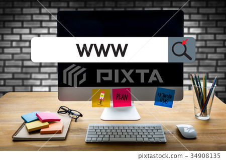 WWW Website Online Internet Web Page WWW Website Online Internet Web Page 34908135