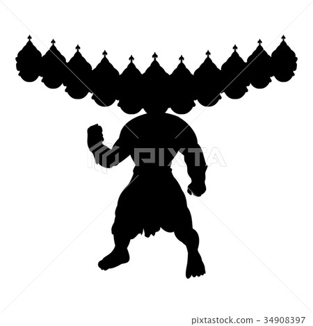 Ramayan silhouette traditional religion Ramayan silhouette traditional religion 34908397