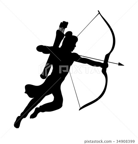 Dussehra silhouette traditional religion 34908399
