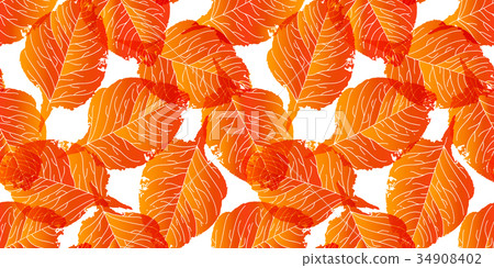 Autumn sale pattern with fall leaves Autumn sale pattern with fall leaves 34908402