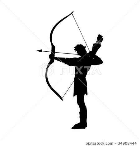 Elf silhouette ancient mythology fantasy 34908444