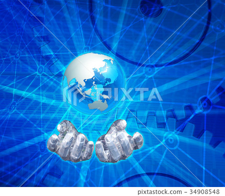 透明的地球股票市場 34908548