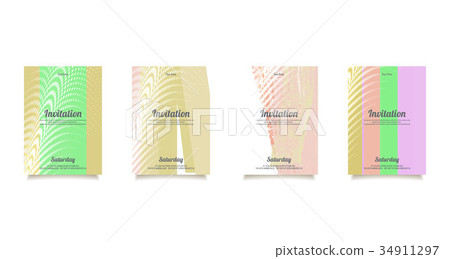 Set cards for congratulations and imvitation. Set cards for congratulations and imvitation. 34911297