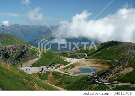 Norikura-dake in September (shooting locations: Norikura, Marisho-Tendake) 34911708