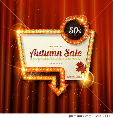 Autumn discounts, banner Autumn discounts, banner 34912114
