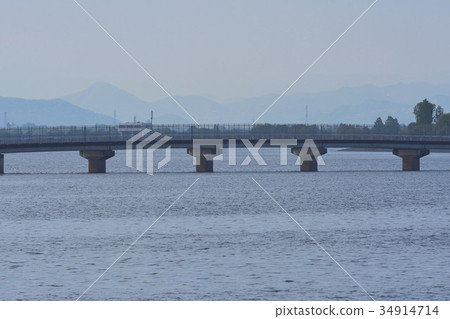 Watarose Yusui Pond x Bridge Watarose Yusui Pond x Bridge 34914714