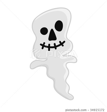 cute ghost isolated illustration cute ghost isolated illustration 34915172