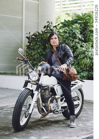 Portrait of Brutal Biker Portrait of Brutal Biker 34916226