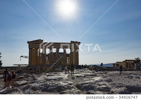 backside of parthenon 34916747