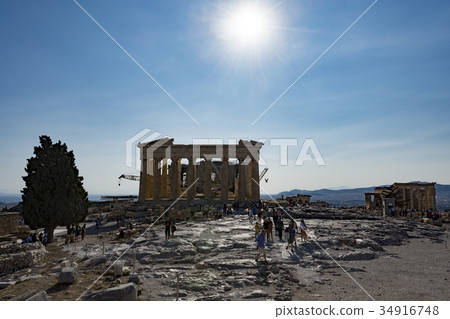 backside of parthenon 34916748