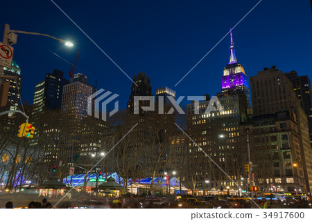 Holiday Market in Bryant Park, New York Holiday Market in Bryant Park, New York 34917600