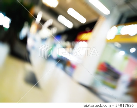 Shopping mall with blurred background Shopping mall with blurred background 34917656