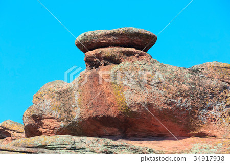 Cliff rocks close up, Belogradchik, Bulgaria Cliff rocks close up, Belogradchik, Bulgaria 34917938