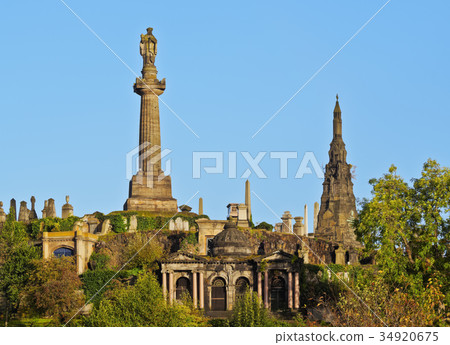 Necropolis in Glasgow, Scotland 34920675