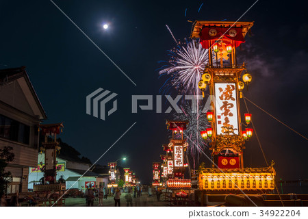 Kiriko and fireworks Kiriko and fireworks 34922204