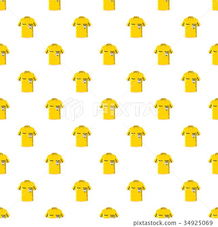 Yellow soccer referee shirt pattern 34925069