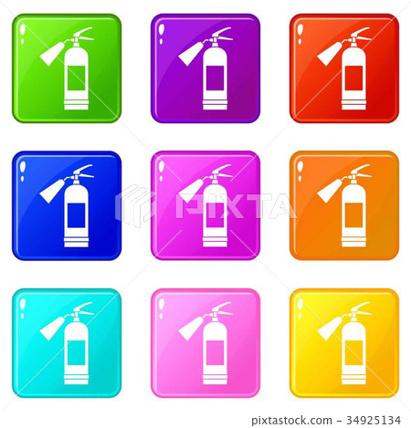 Fire extinguisher set 9 Fire extinguisher set 9 34925134