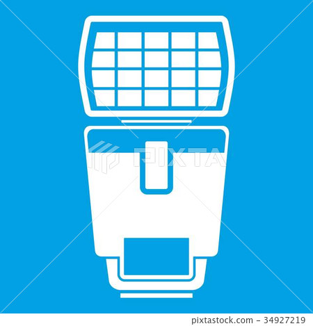 Lighting flash for camera icon white Lighting flash for camera icon white 34927219