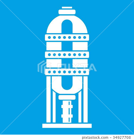 Capacity for oil storage icon white 34927708