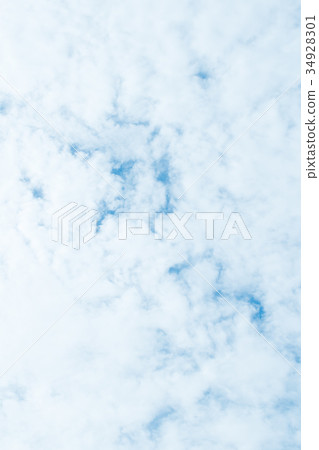 Clouds cloud white blue gradient large sky clear blue sky sky landscape refreshing sky background 34928301