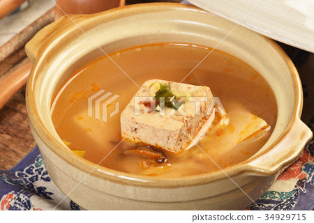 Spicy hot bean curd 34929715
