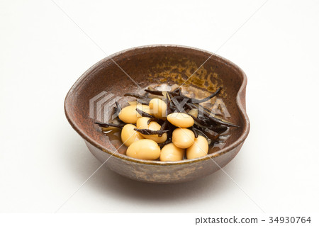 煮大豆和羊栖菜 34930764