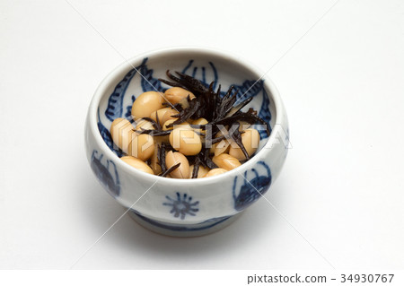 煮大豆和羊栖菜 煮大豆和羊栖菜 34930767